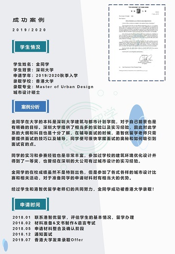 港智優留學offer | 香港大學城市設計碩士